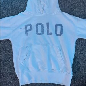 Polo by Ralph Lauren Kids Blue and White Hoodie